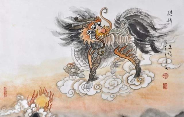 麒麟：相传是龙和牛所生，中国清代和泰国的牛所生怪物是麒麟吗？